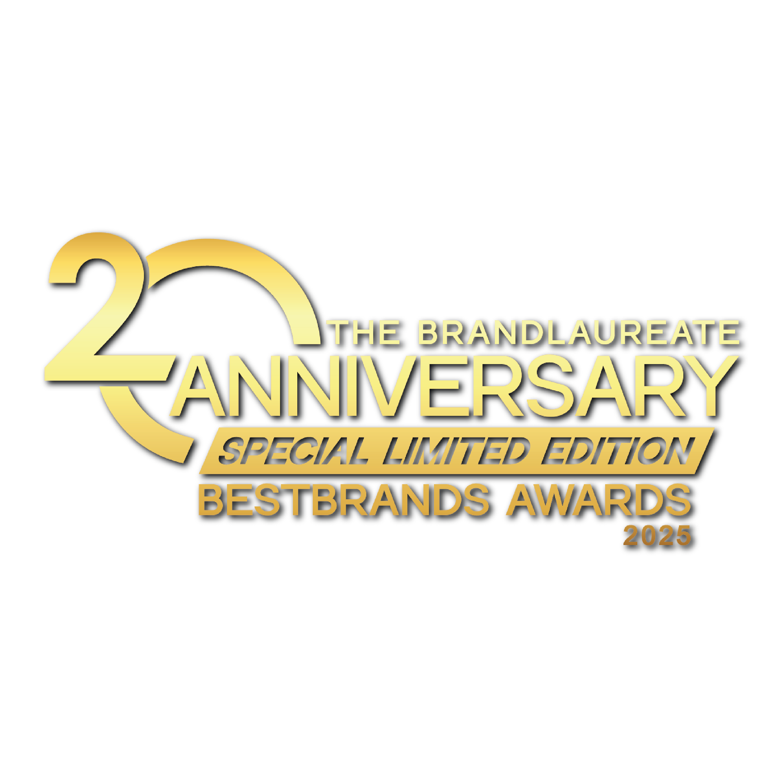 BrandLaureate 20th Anniversary 2025 badge